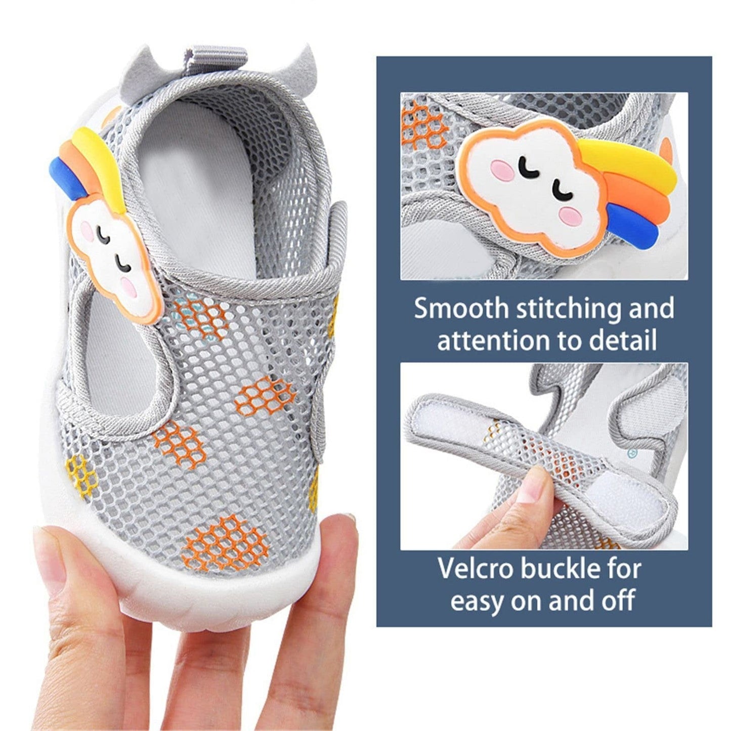 ☁️Summer Hot Sale 49% OFF🔥Non-Slip Baby Breathable Shoes-2