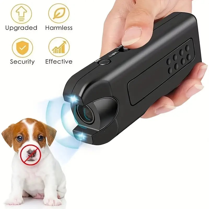 🔥Hot Sale🔥Handheld Bark Control Luminous Ultrasonic Dog Repeller