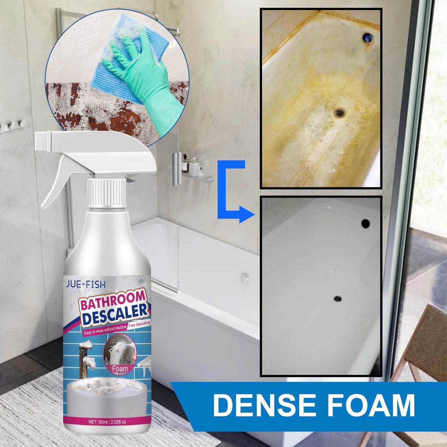 🔥BIG SALE💷Multipurpose Bathroom Stubborn Stains Cleaner