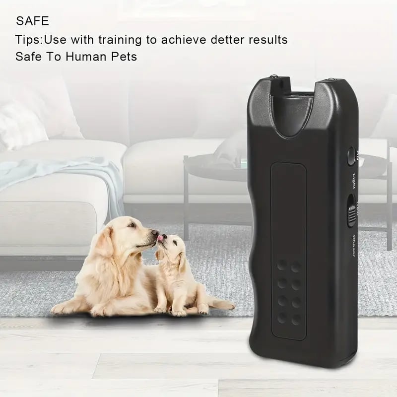 🔥Hot Sale🔥Handheld Bark Control Luminous Ultrasonic Dog Repeller