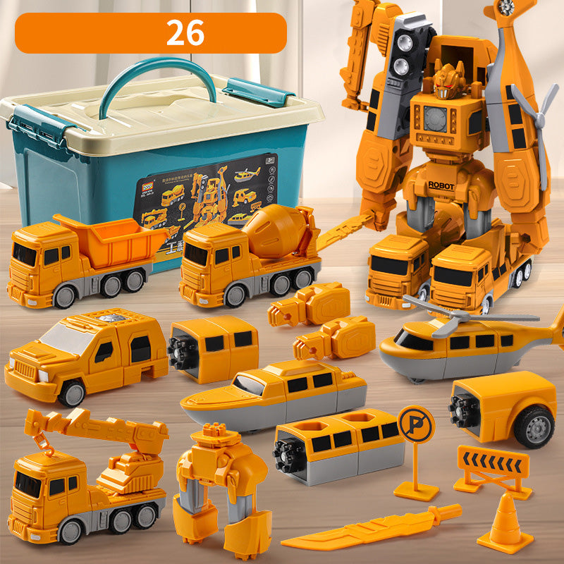 Magnetic Transform Engineering Car Assembled Toys(Buy 2 Get 10% Off，Buy 3 Get 20% Off)