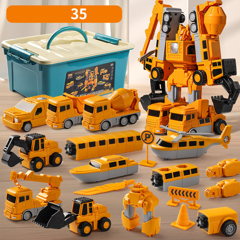 Magnetic Transform Engineering Car Assembled Toys(Buy 2 Get 10% Off，Buy 3 Get 20% Off)