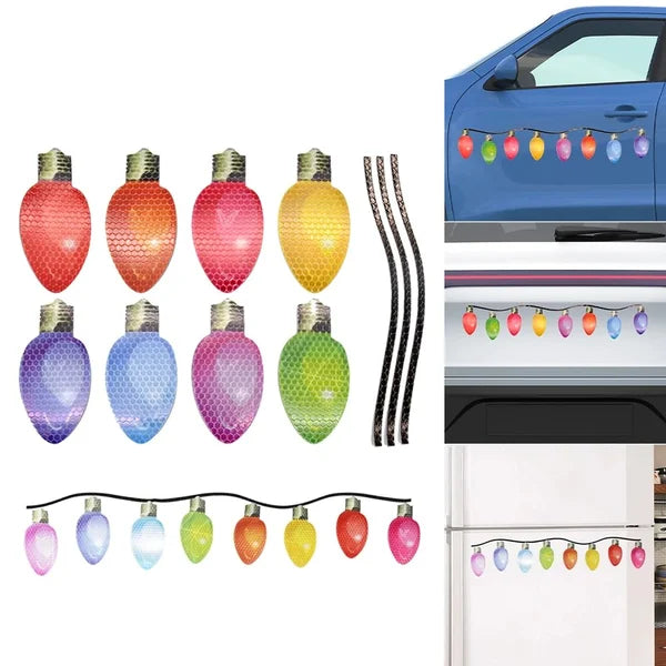 Reflective Light Bulb Magnet Decorations(Buy 2 Get 10% Off，Buy 3 Get 20% Off)