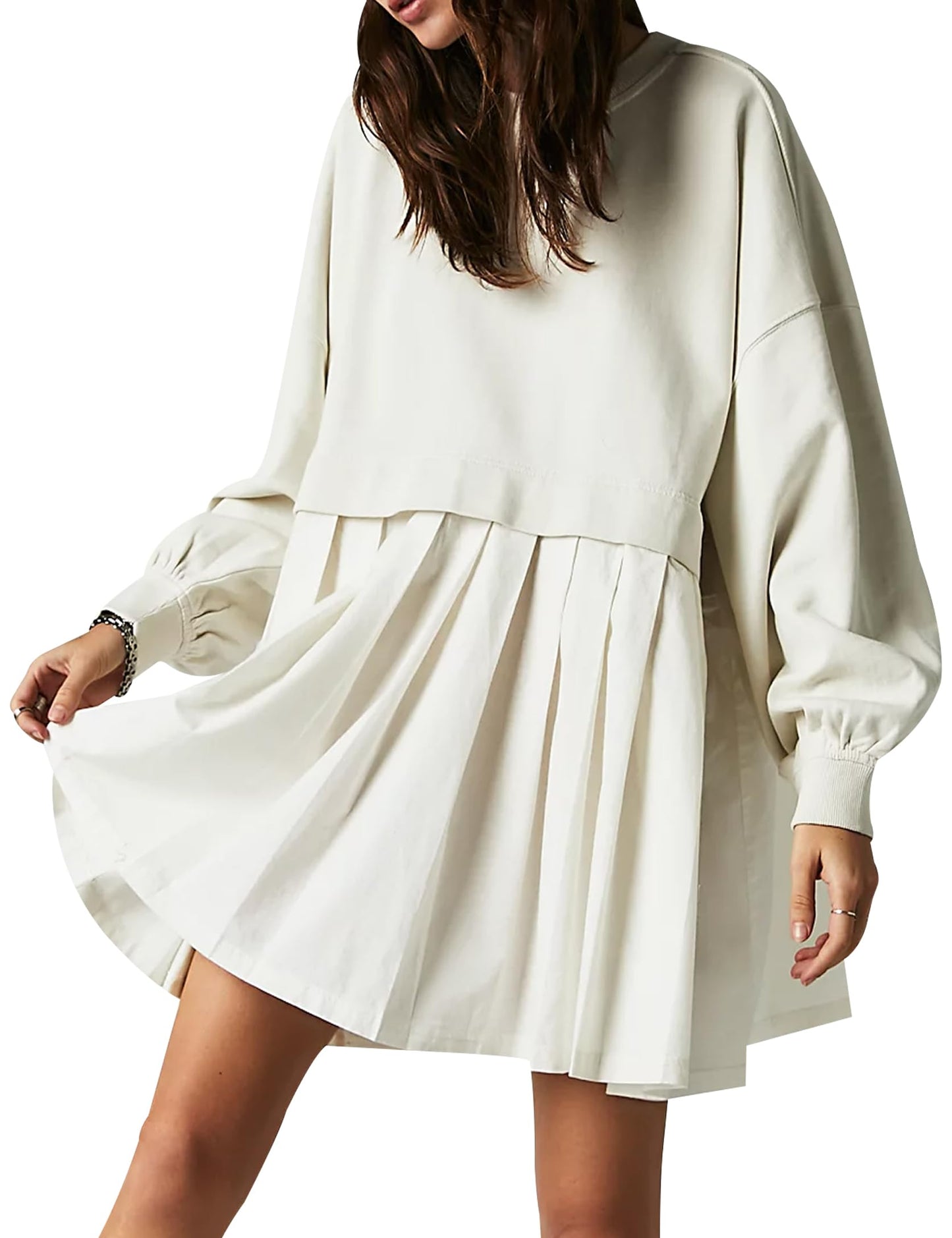 49% OFF🔥Womens Oversized Sweatshirt Dress Crewneck Mini Dress🎁(Buy 2 Get 10% Off，Buy 3 Get 20% Off)