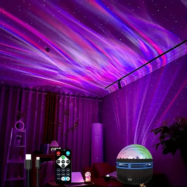 Pre-Sale>>🔥Christmas Sale 49% Off 💥Northern Lights and Ocean Wave Projector