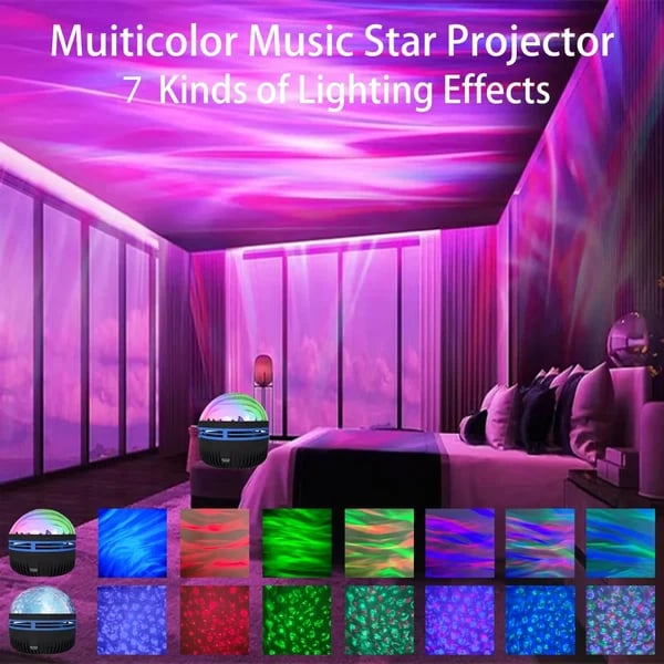 Pre-Sale>>🔥Christmas Sale 49% Off 💥Northern Lights and Ocean Wave Projector