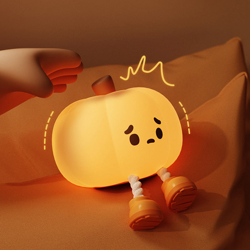 Gift Choice - Cute Dimmable Silicone Pumpkin Nightlight Lamp