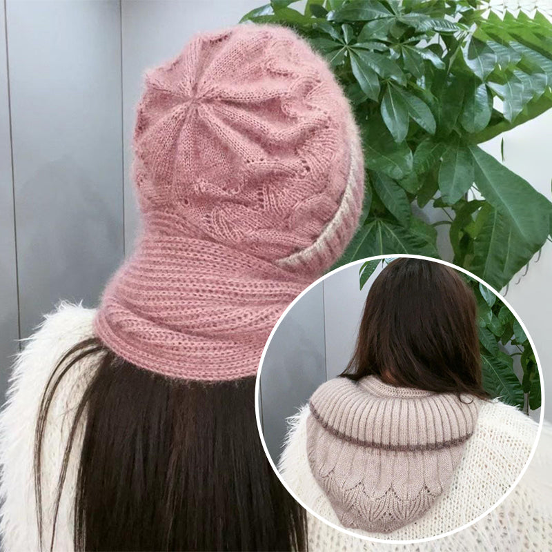 Women's Integrated Ear Protection Windproof Cap Scarf