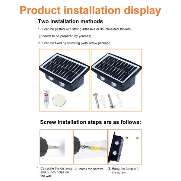 🔥Last Day 50% OFF🔥Solar Outdoor Wall Light