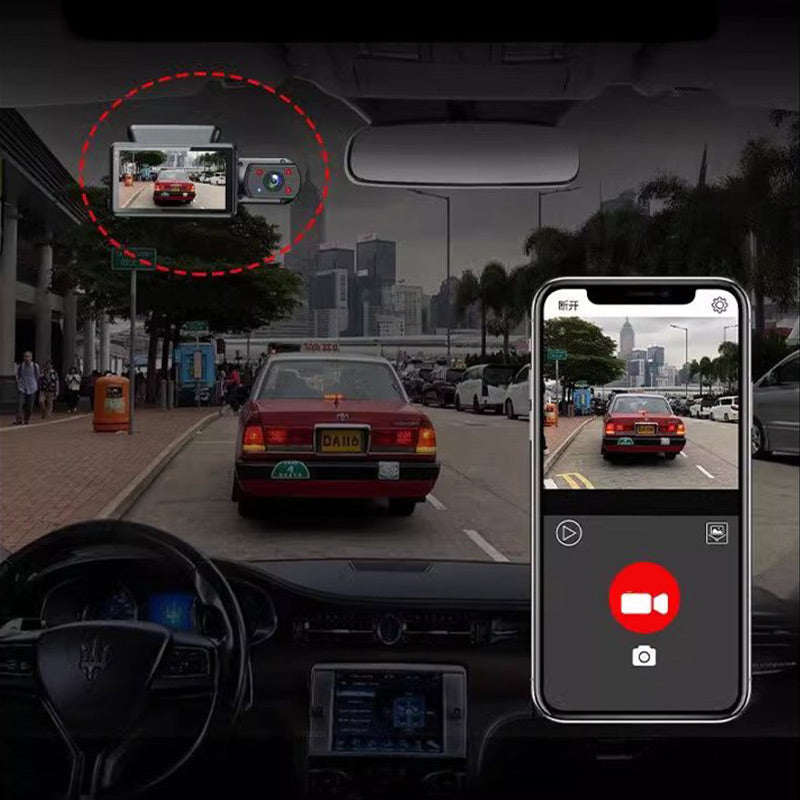 3-Channel HD Dash Cam