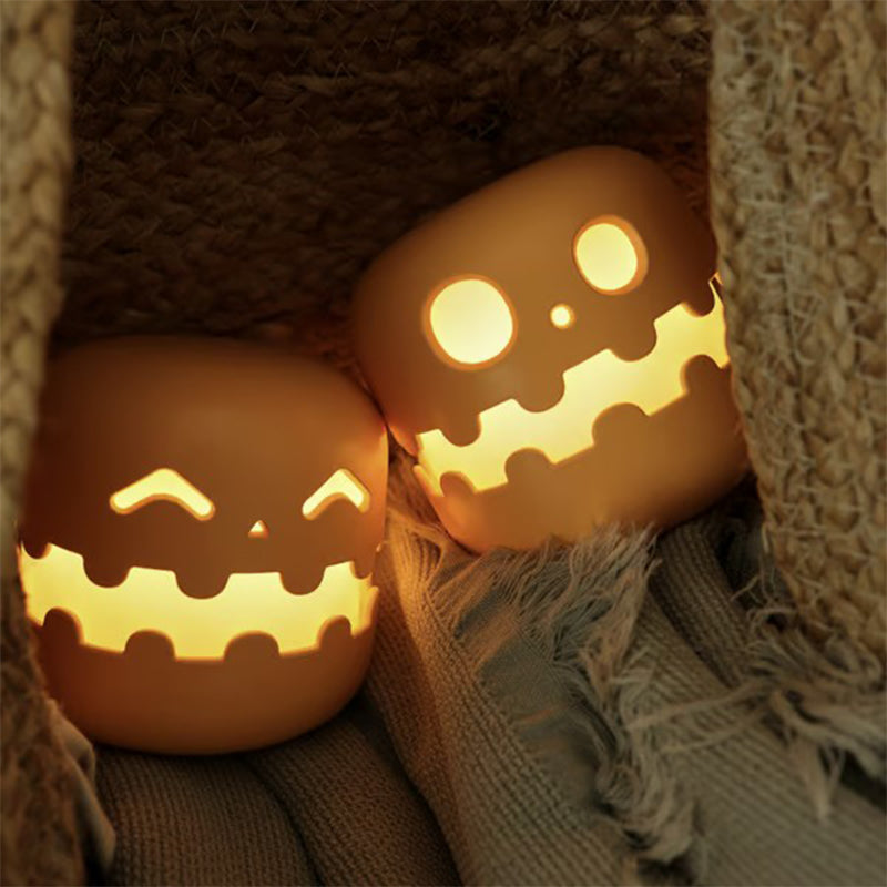 Halloween Creative Pumpkin Dimming Timer Night Light