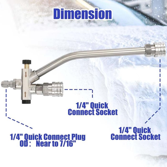 Foam Cannon Dual-Connector Accessory