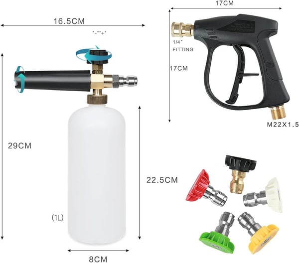 Foam Cannon Dual-Connector Accessory