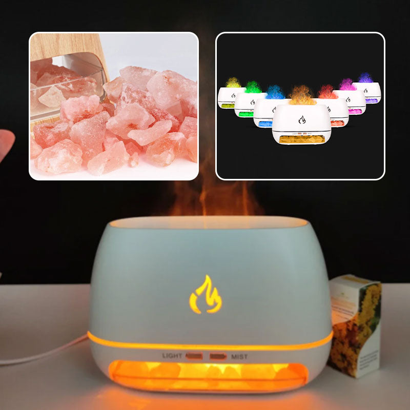 200ml Flame Essential Oil Diffuser with 7 Color Changing