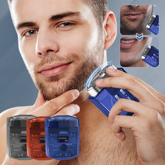 Transparent Mini Electric Shaver with Low Noise