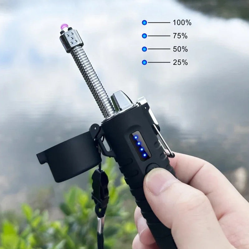 Retractable Swivel Hose Electronic Lighter