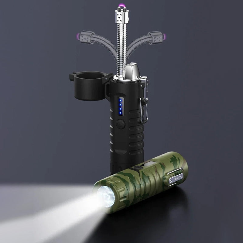 Retractable Swivel Hose Electronic Lighter