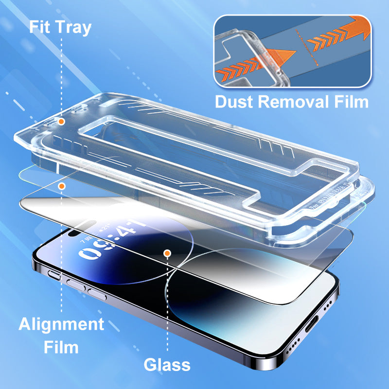 Screen Protectors for iPhone with Applicator